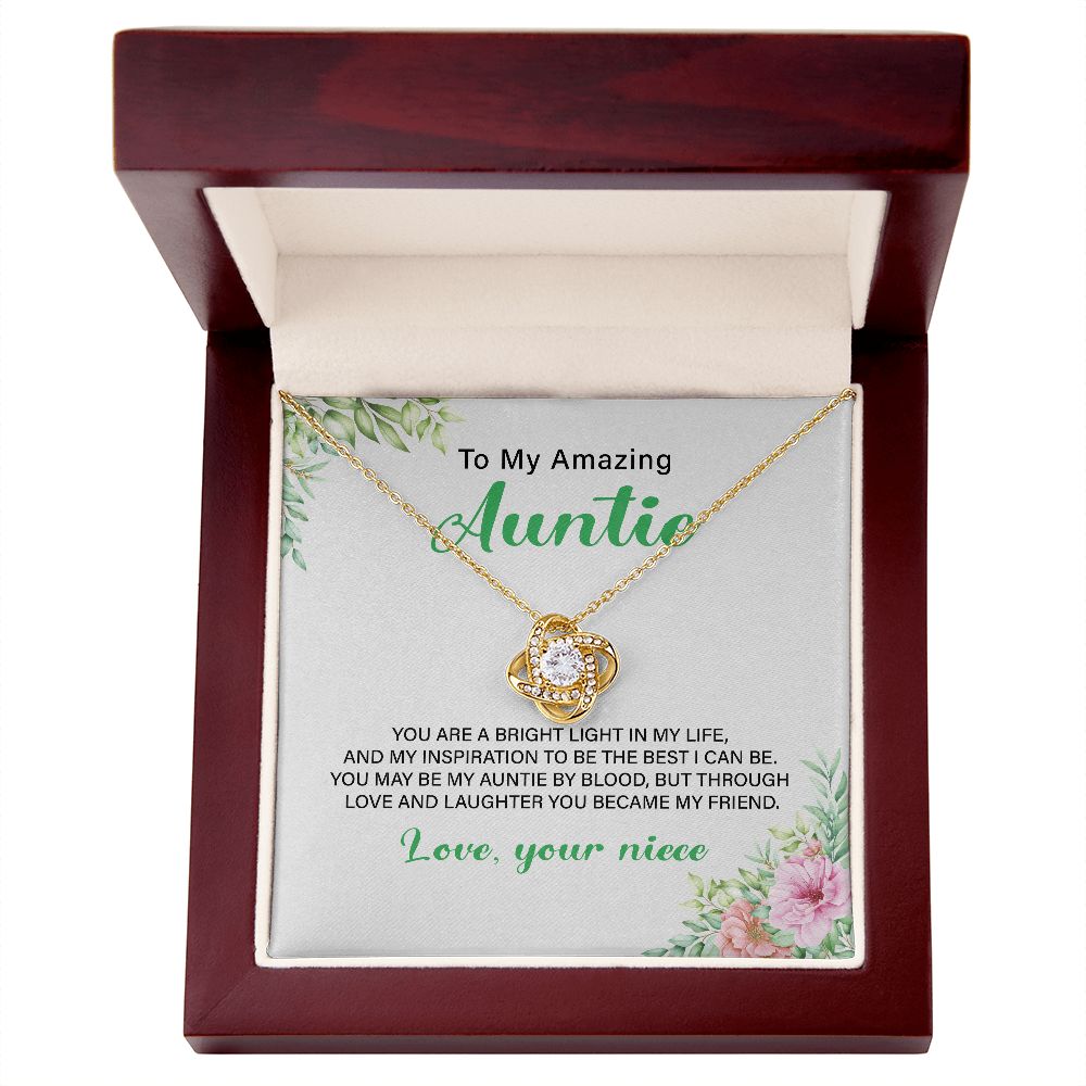To My Amazing Aunt Love your Niece
