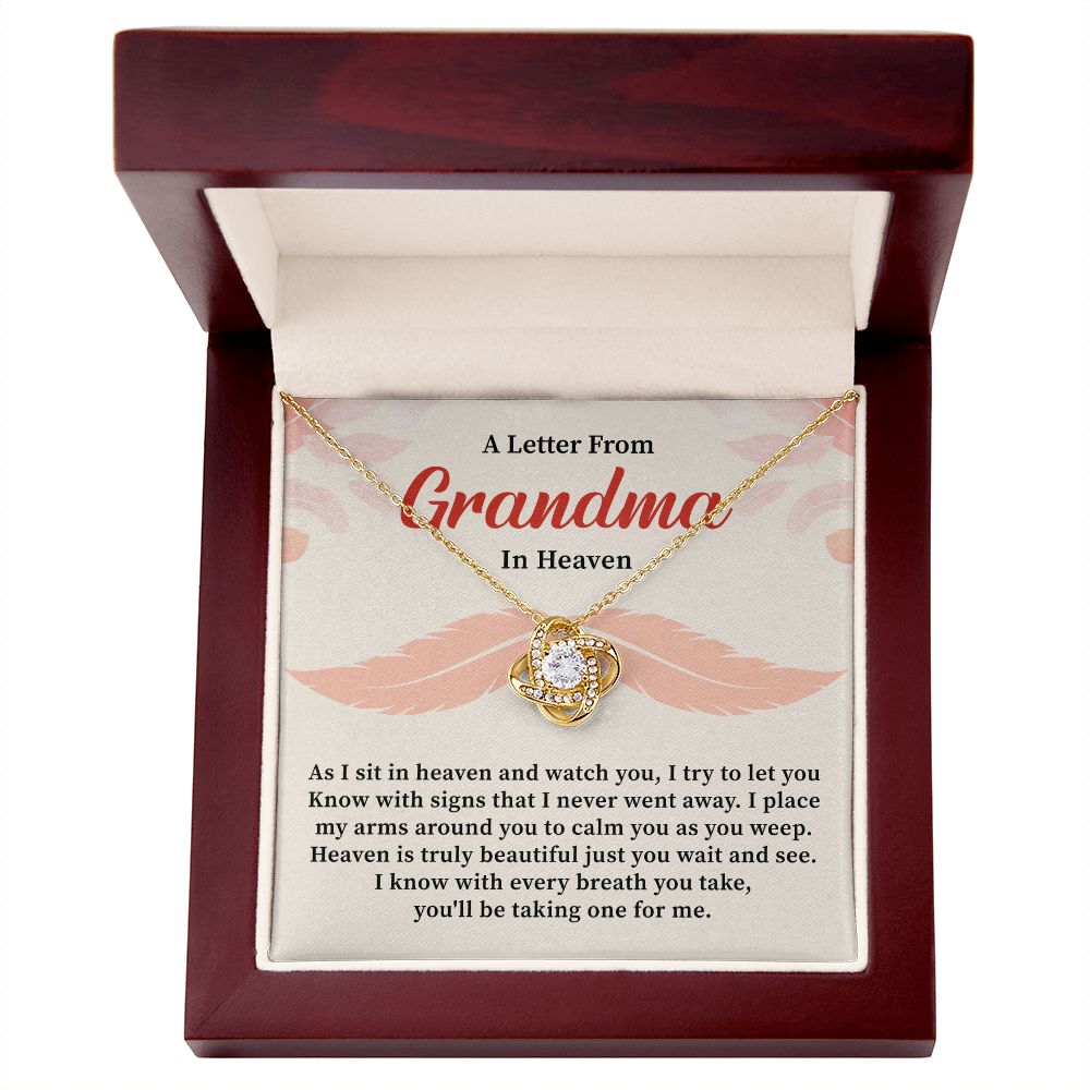 A Little From Grandma In Haven I know With Every Breath You Take You'll Be Taking One For Me