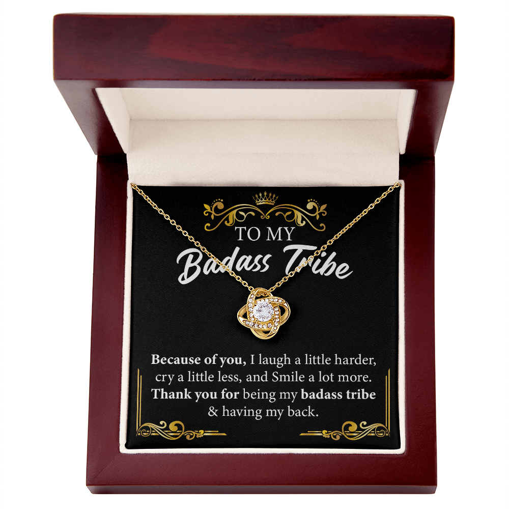 Badass Tribe Necklace Gift with Empowering Message