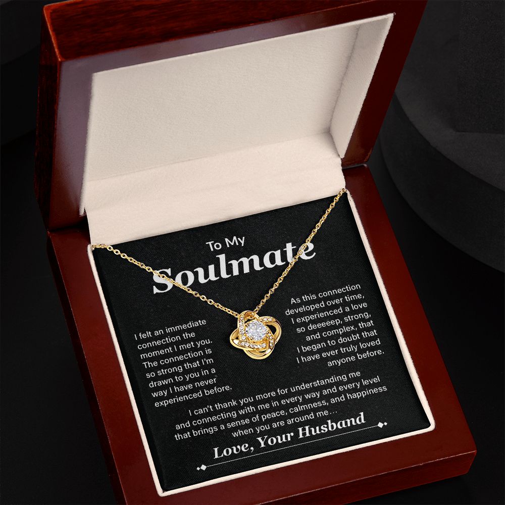 To My Soulmate Brings Sense Of Peace, Calmness, And Happiness When You Are Around Me