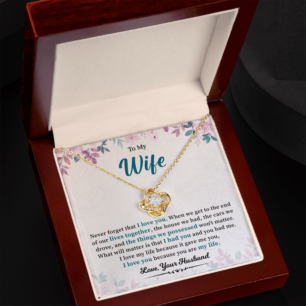 To My Wife Never Forget I Love You Because You are My Life