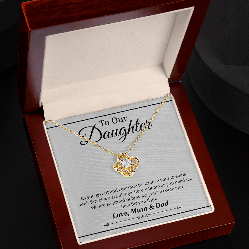 Graduation Necklace Gift from Mum and Dad to Daughter