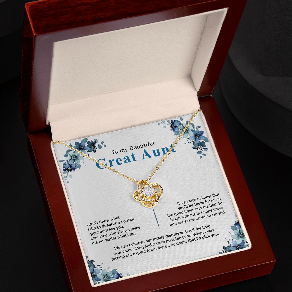 To My Beautiful Great Aunt