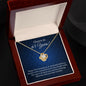 65th Birthday Necklace Gift for Her with Love Note