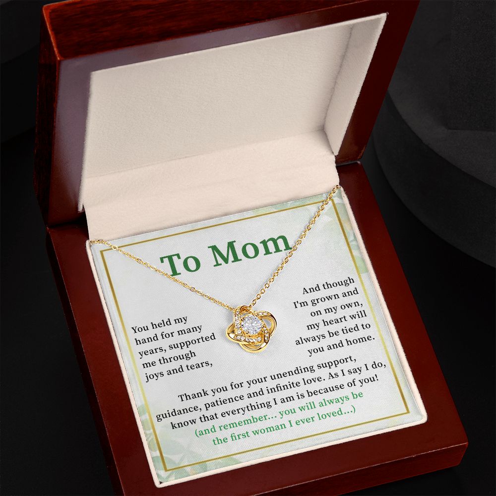To Mom As I Say I Do Know That Everything I Am Is Because Of You
