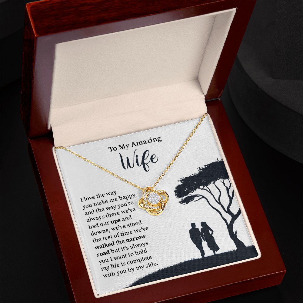 To My Amazing Wife I Love The Way You Make Me Happy, Gifts For Wife Birthday Valentine's Day Anniversary From Husband