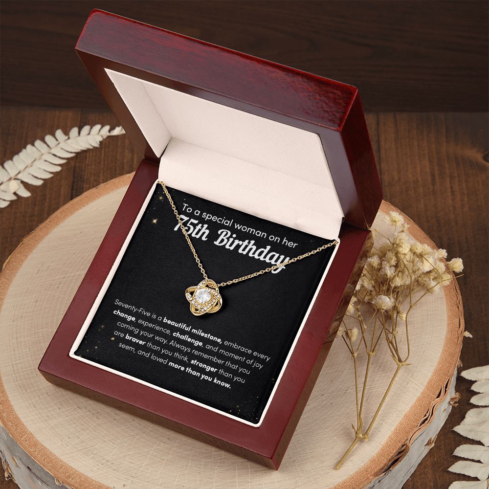To A Special Woman On Her 75th Birthday Seventy-Five Is A beautiful Milestone