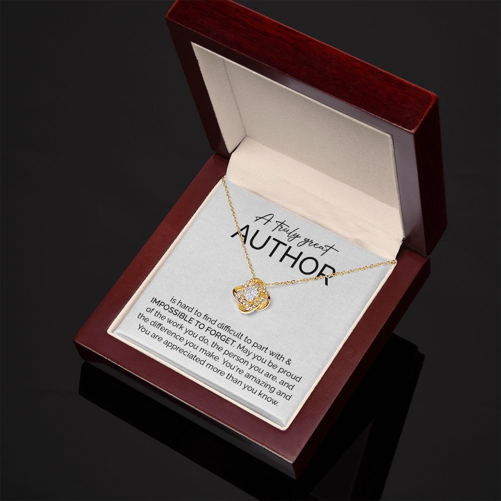 A Truly Great Author You Are Appreciated More Than You Know