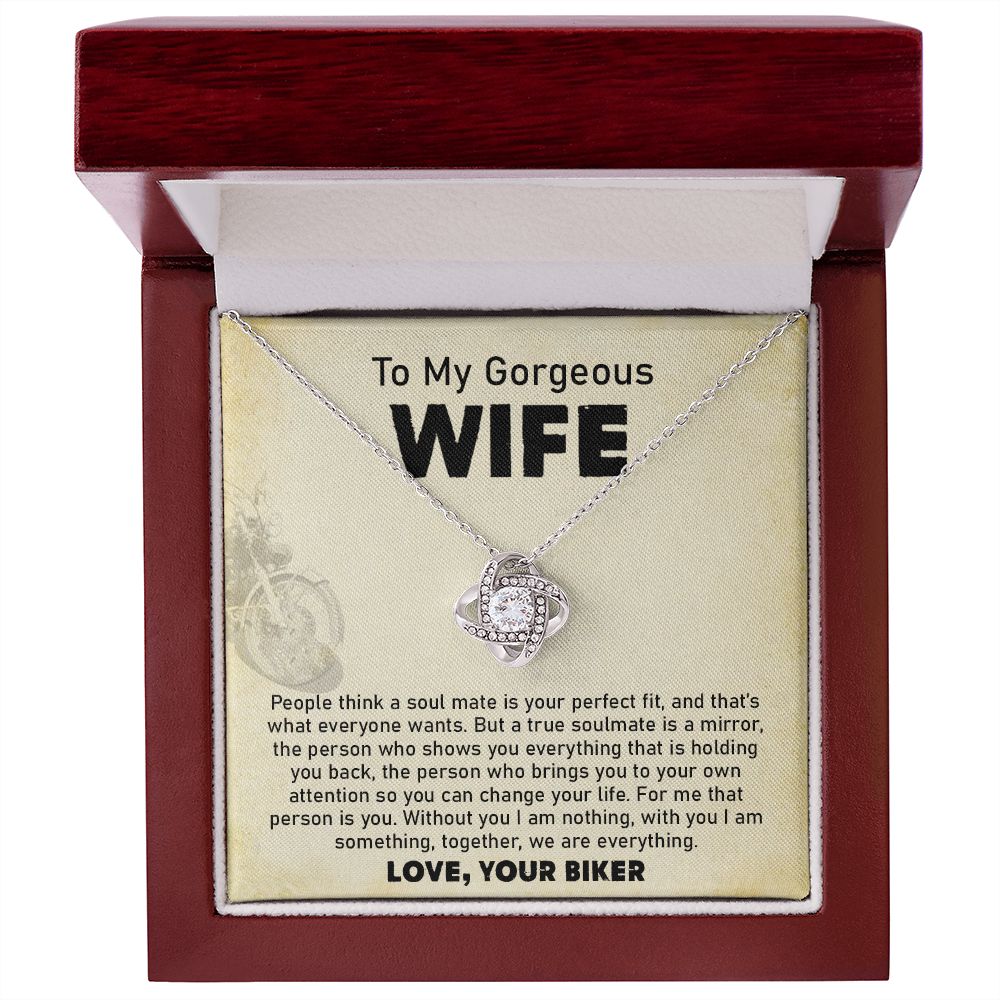 Romantic Necklace Gift For Wife From Biker Husband