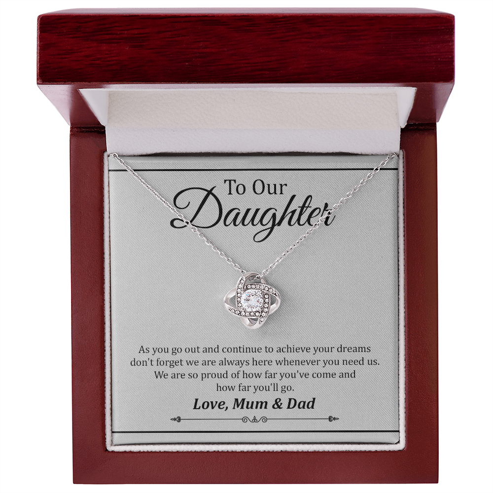 Graduation Necklace Gift from Mum and Dad to Daughter