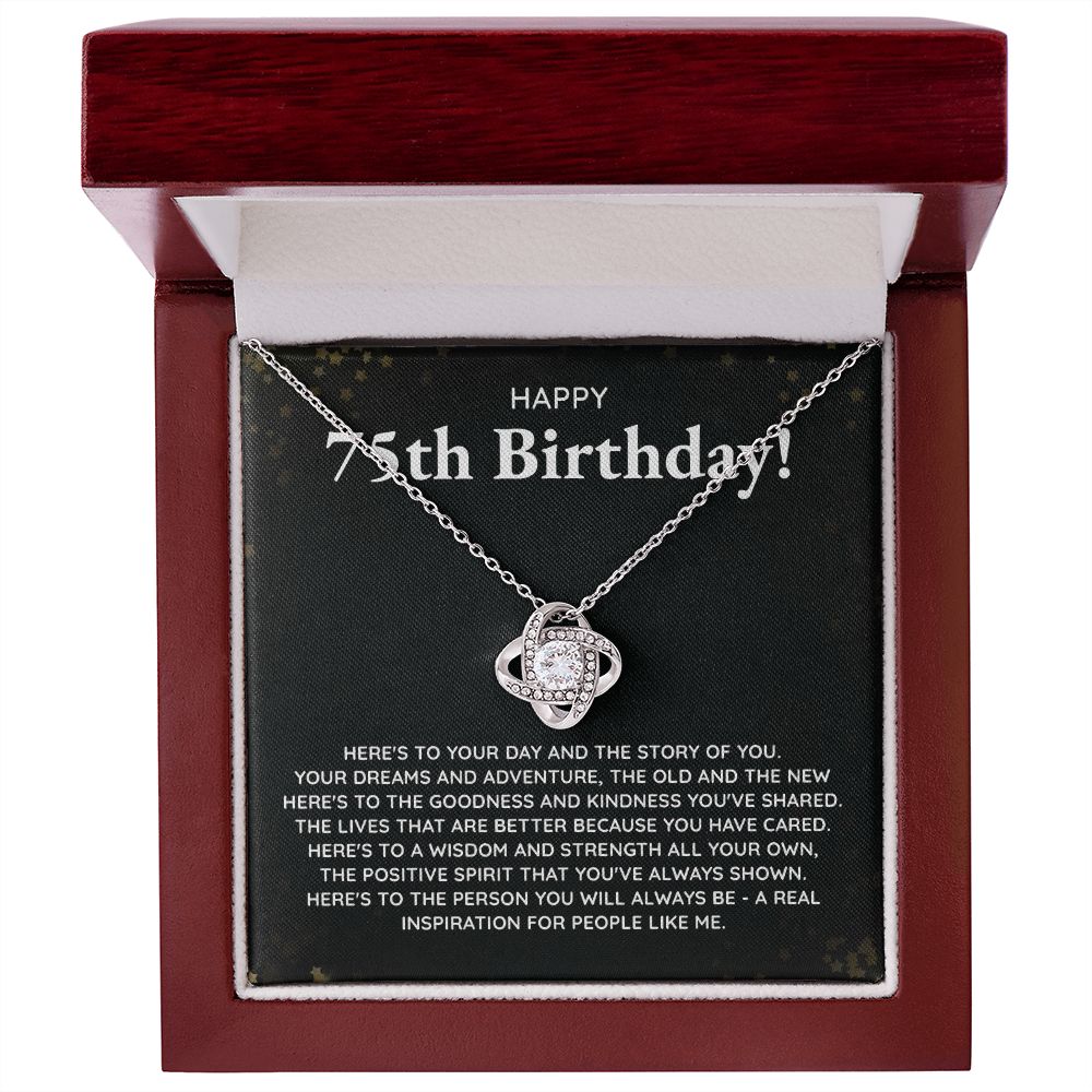 Happy 75th Birthday Here's To Your Day And The Story Of You