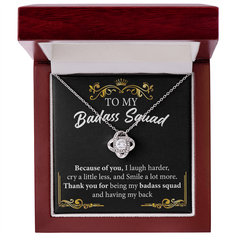 Badass Squad Necklace Gift for Best Friends