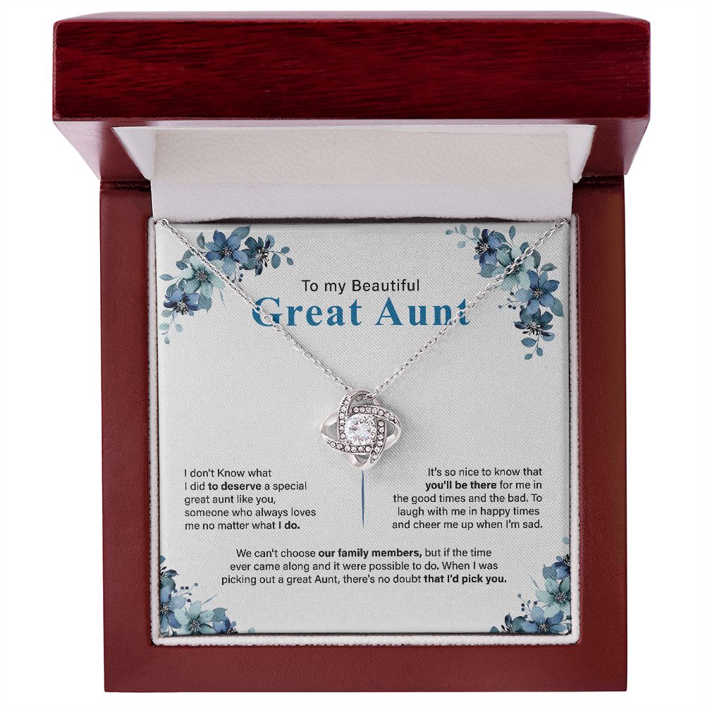To My Beautiful Great Aunt Our Family Members