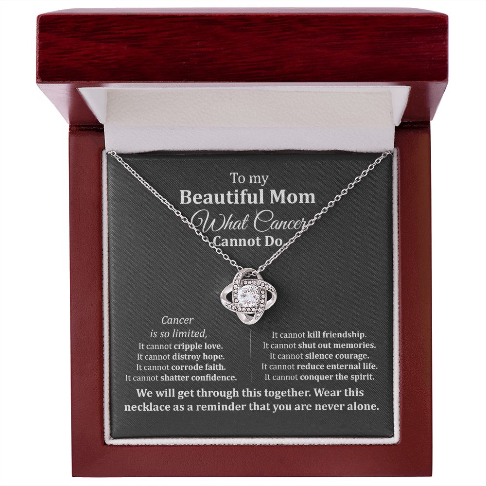 Cancer Support Necklace for Mom – Strength & Hope