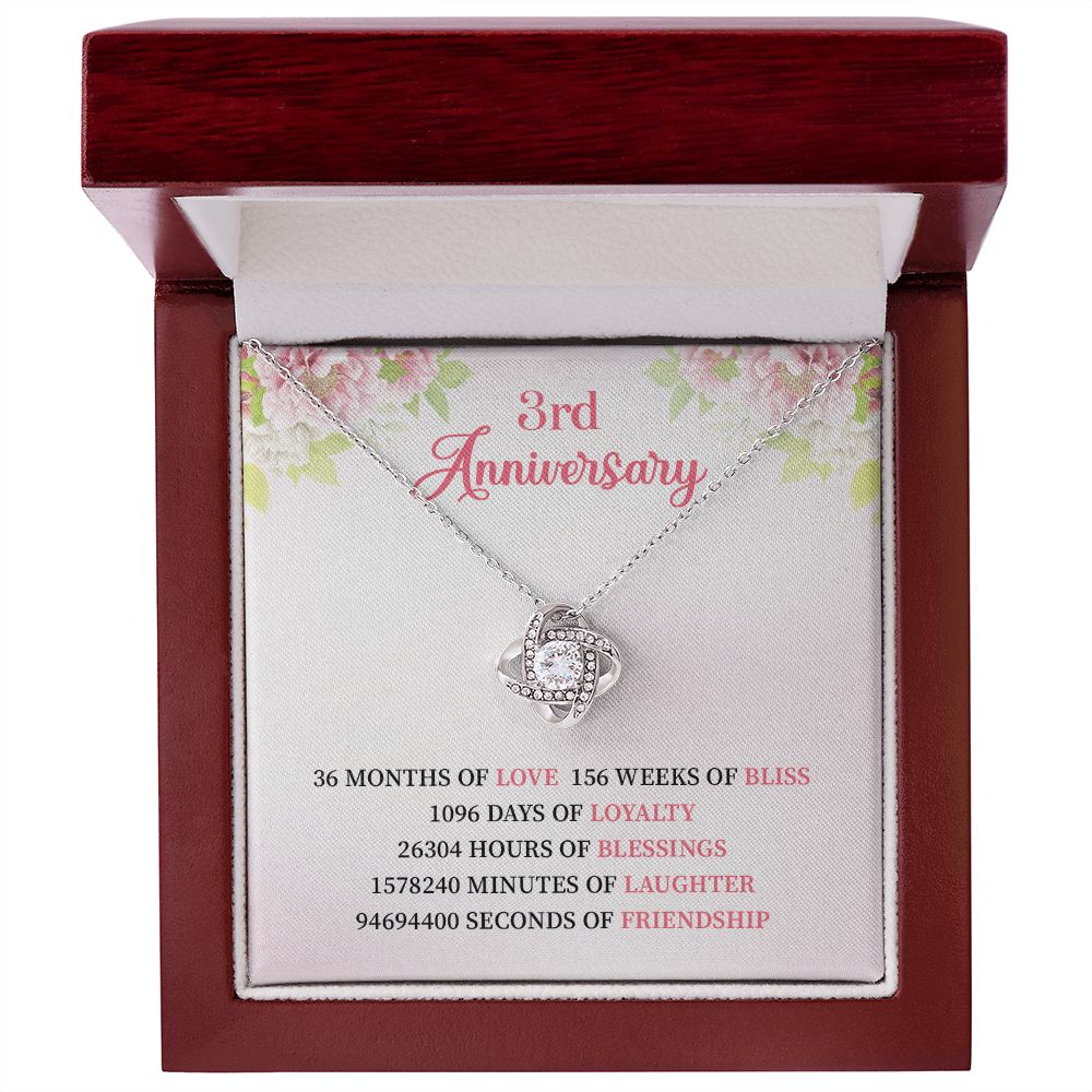 3rd anniversary for woman