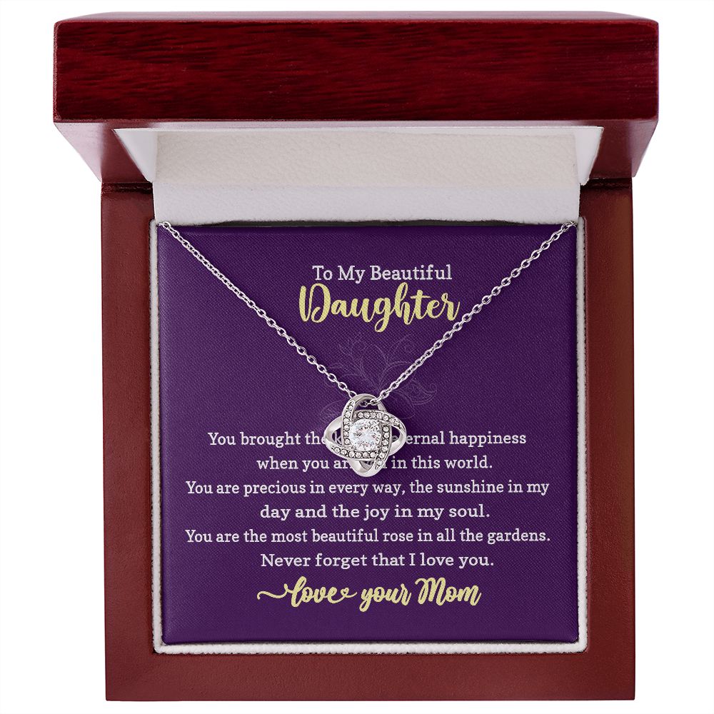 Necklace Gift for Daughter With Message Card