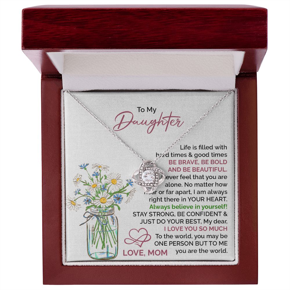 Daughter Gift from Mom – Stay Strong Inspirational Jewelry