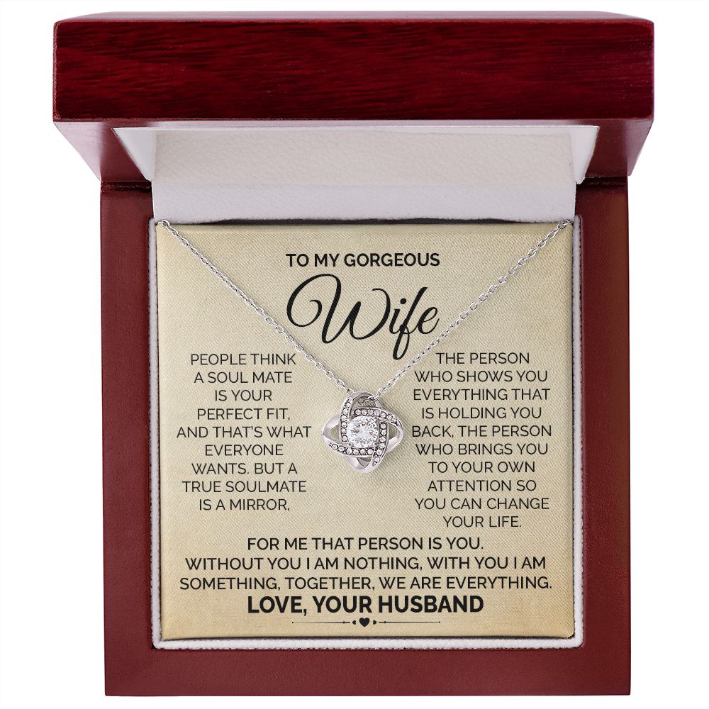 Wife Necklace Gift from Husband Romantic Quote