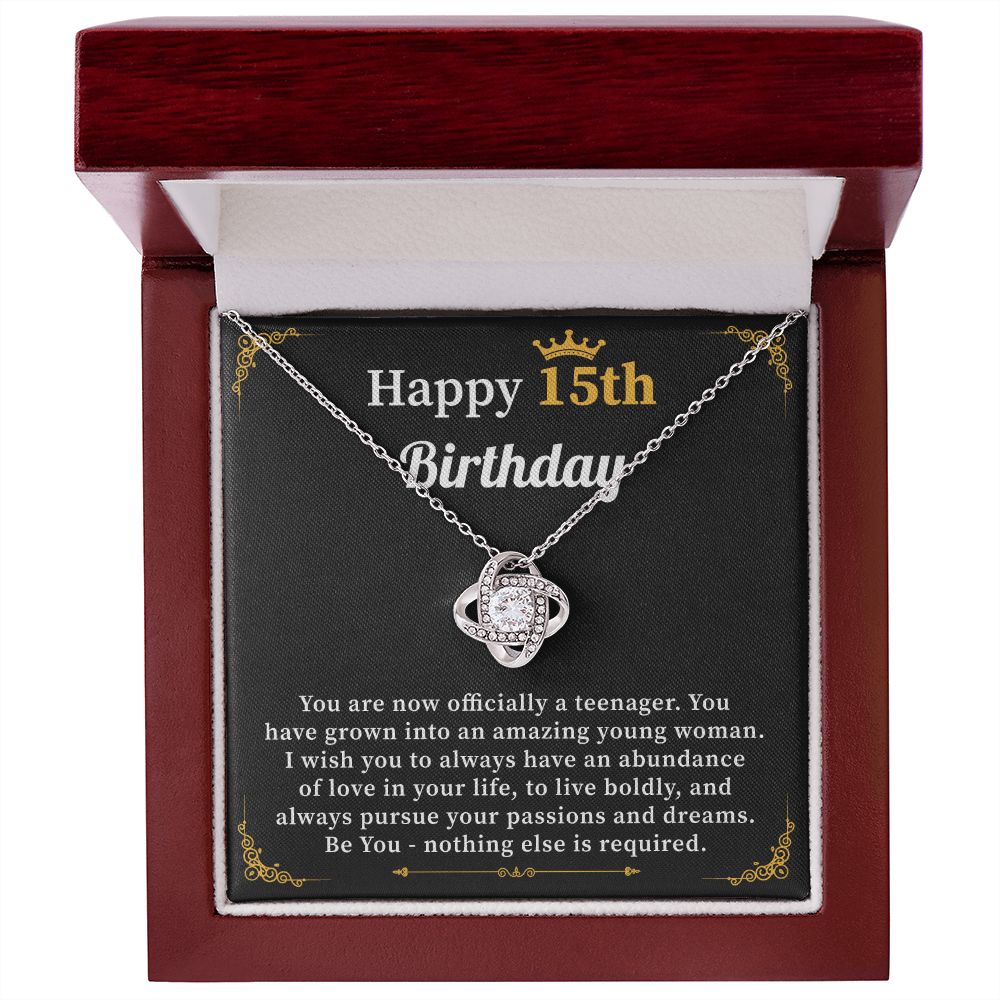 Happy Birthday 15th Birthday Be You- Nothing Else is Required