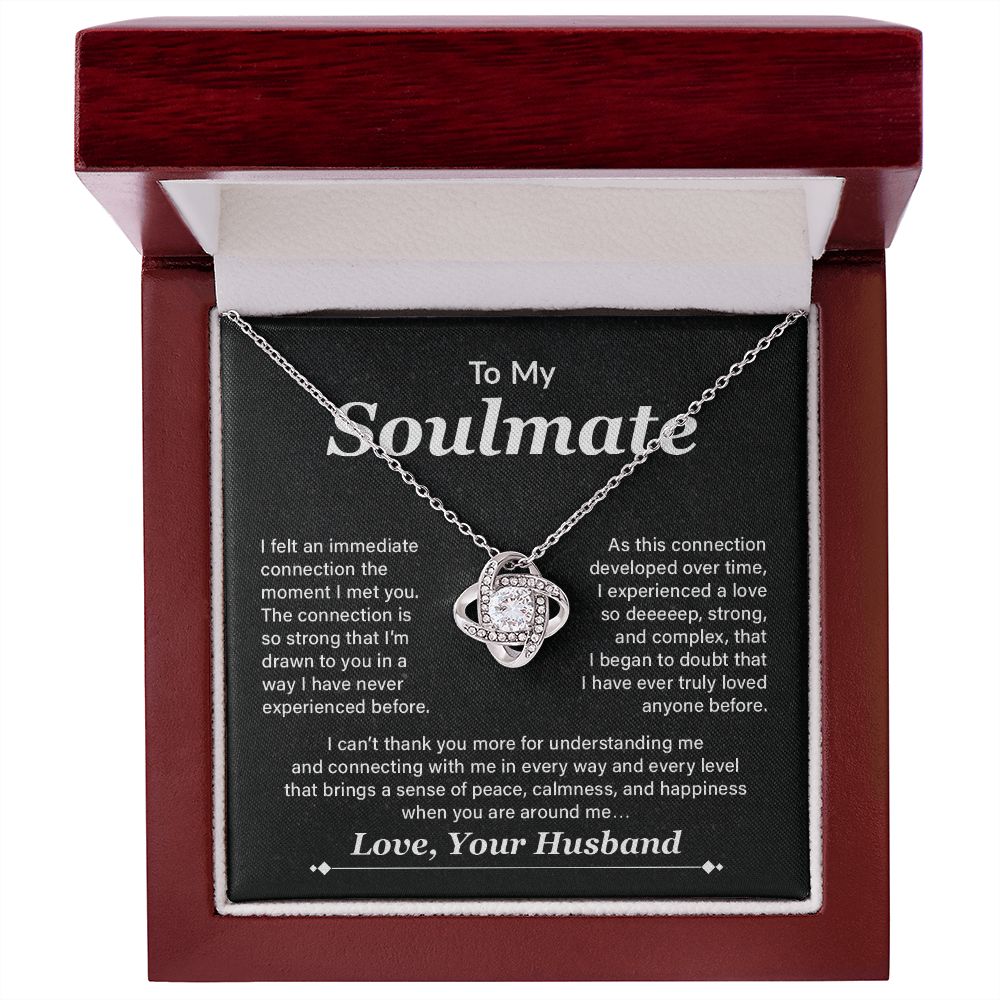 To My Soulmate Brings Sense Of Peace, Calmness, And Happiness When You Are Around Me
