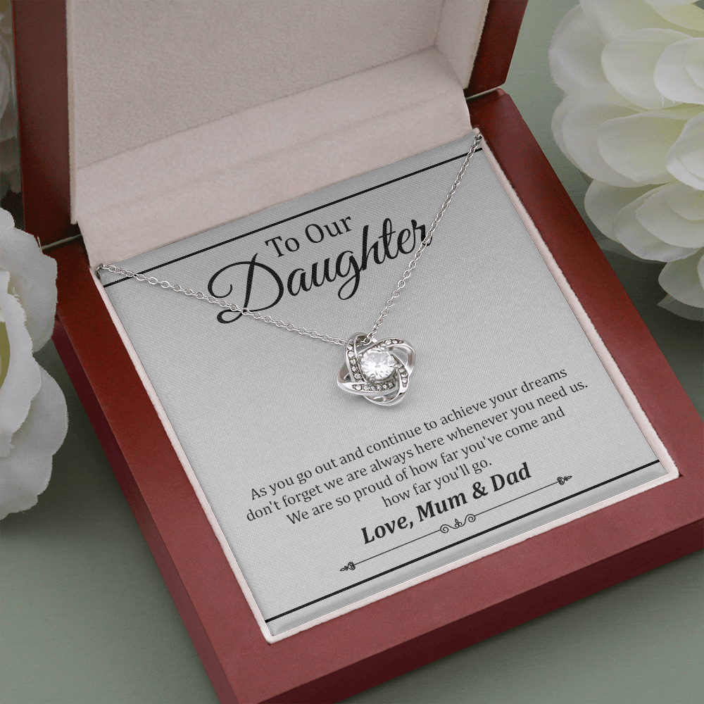 Graduation Necklace Gift from Mum and Dad to Daughter