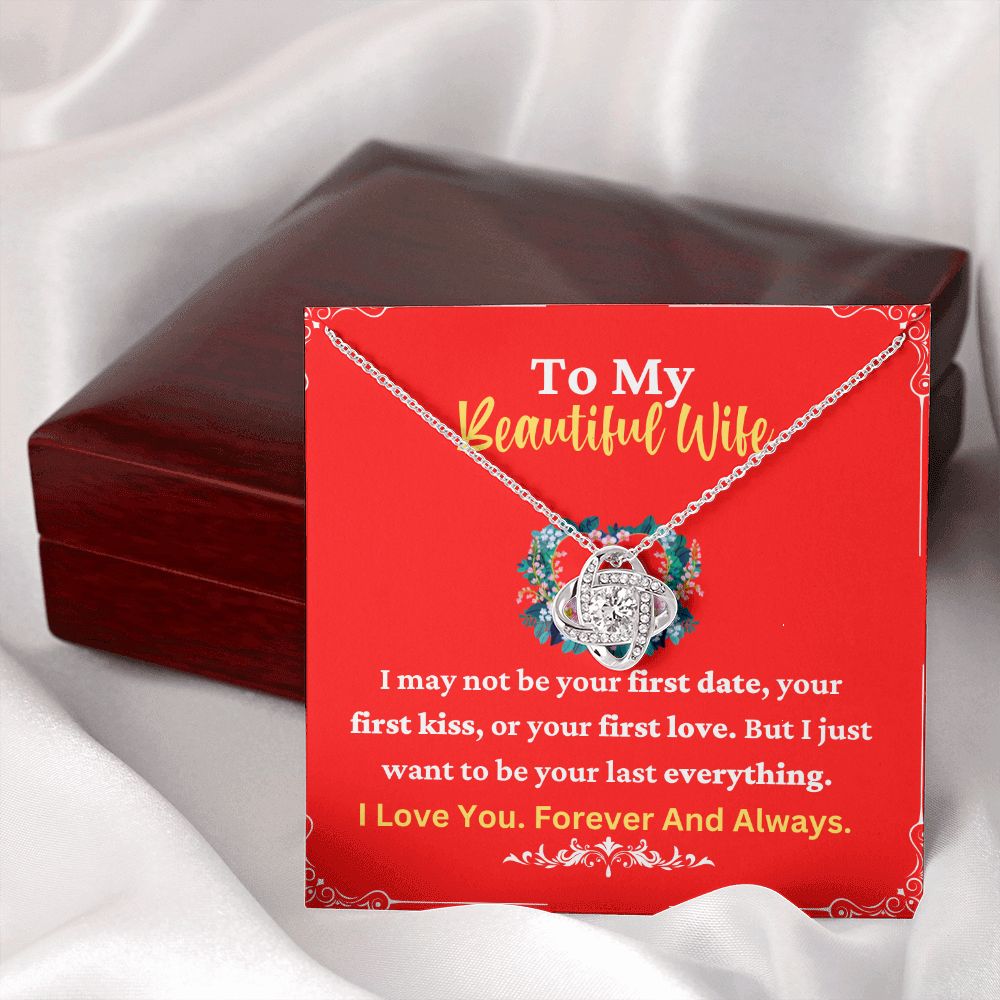 Wife Necklace Gift with Forever Love Message