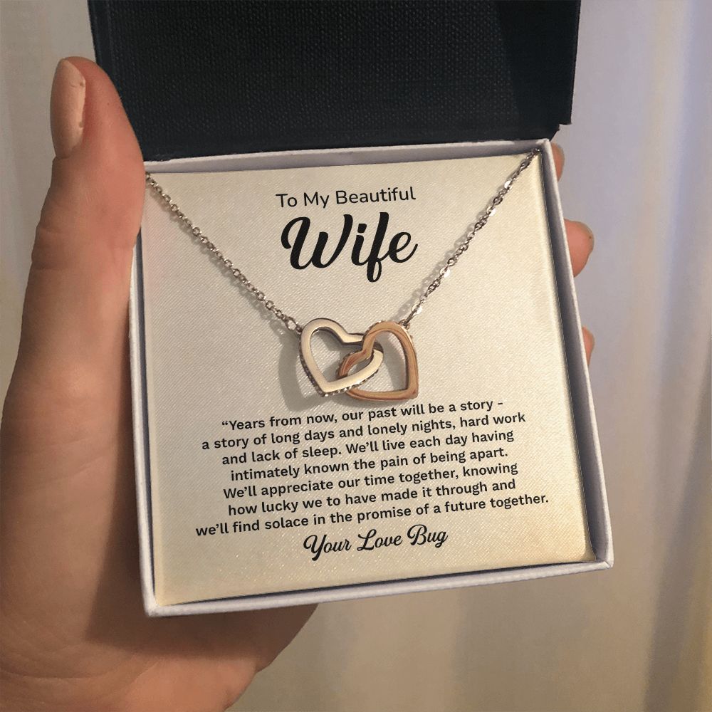 To My Beautiful Wife We'll Find Solace In The Promise Of A Future Together Your Love Bug