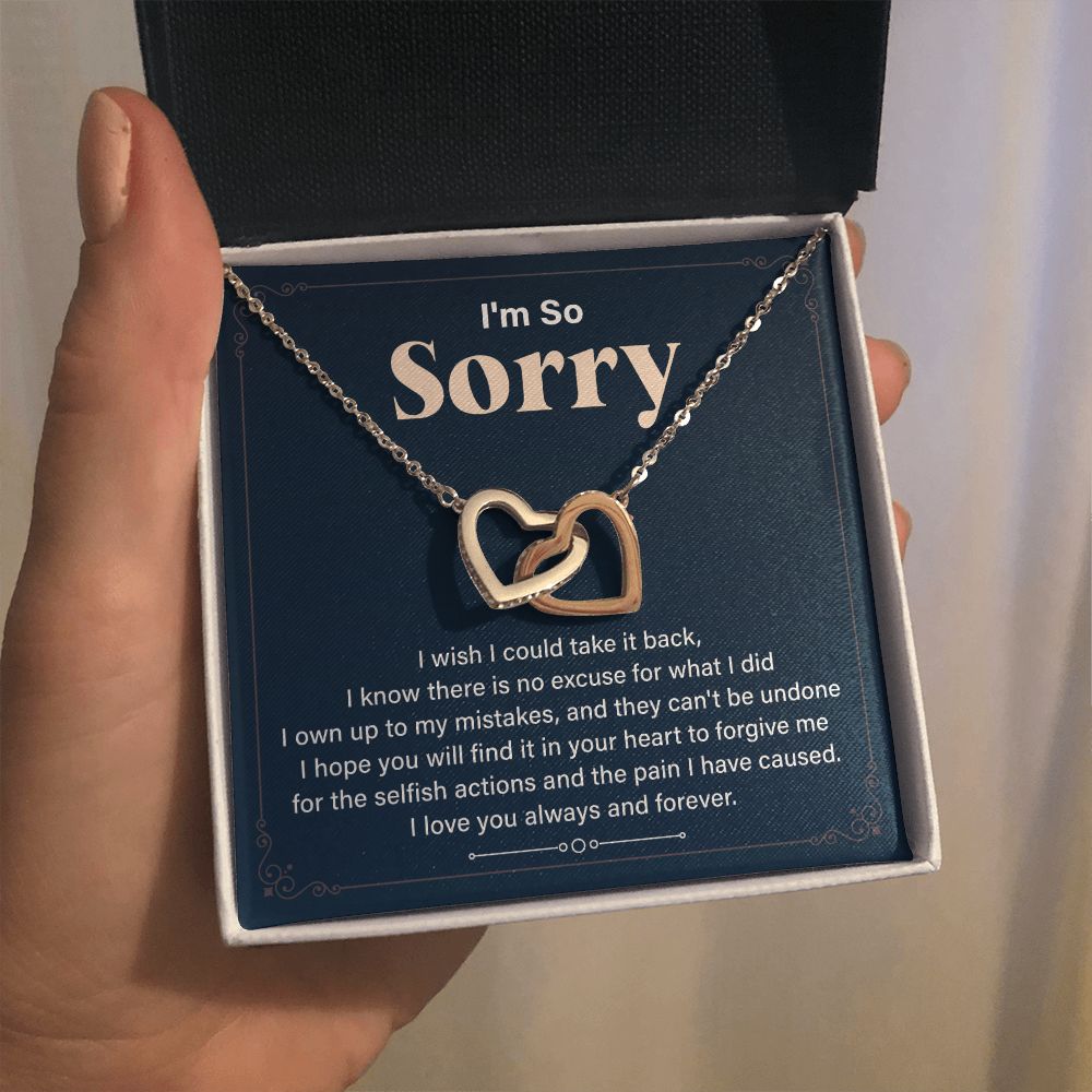 Apologetic Gift I'm So Sorry I Love You Forever And Always