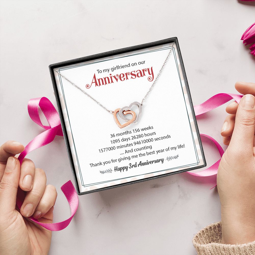 To My Girlfriend On Our Happy 3nd Anniversary Thank You For Giving Me The Best Year Of My Life