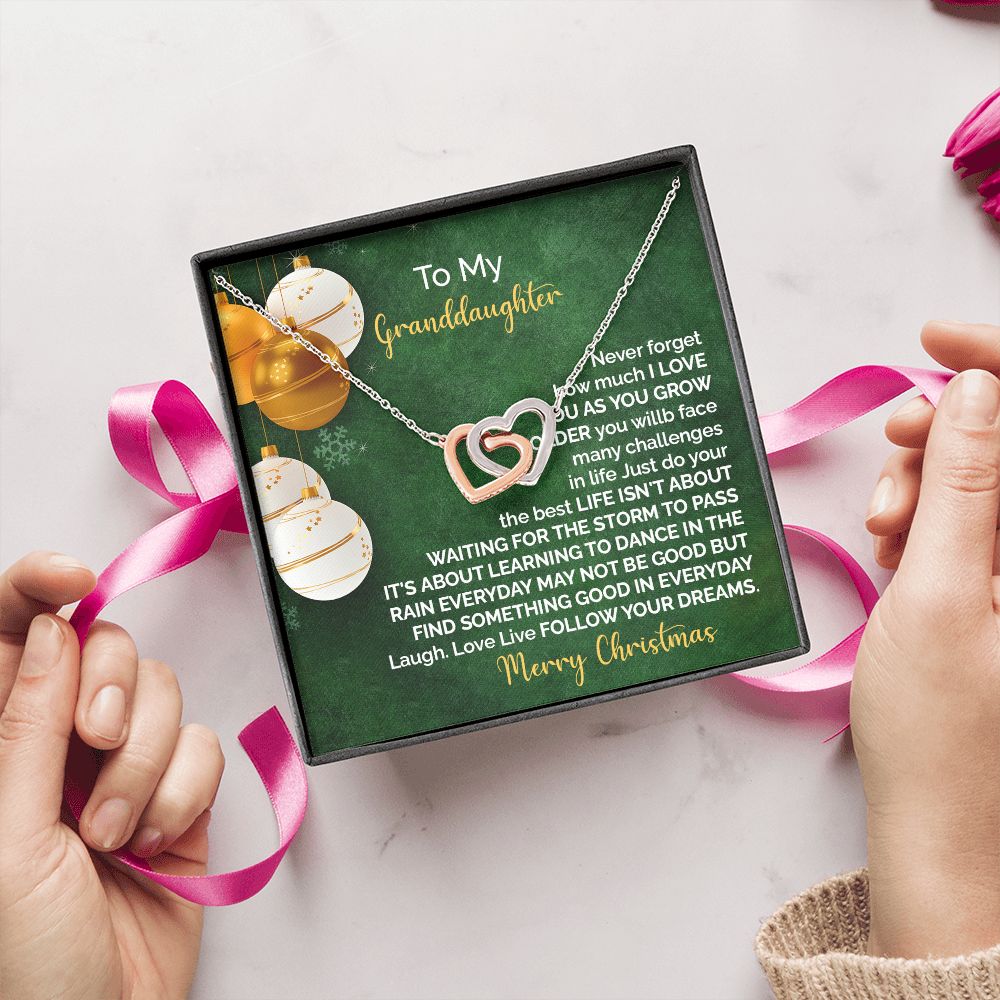 To My Granddaughter From Grandfather and Grandmother