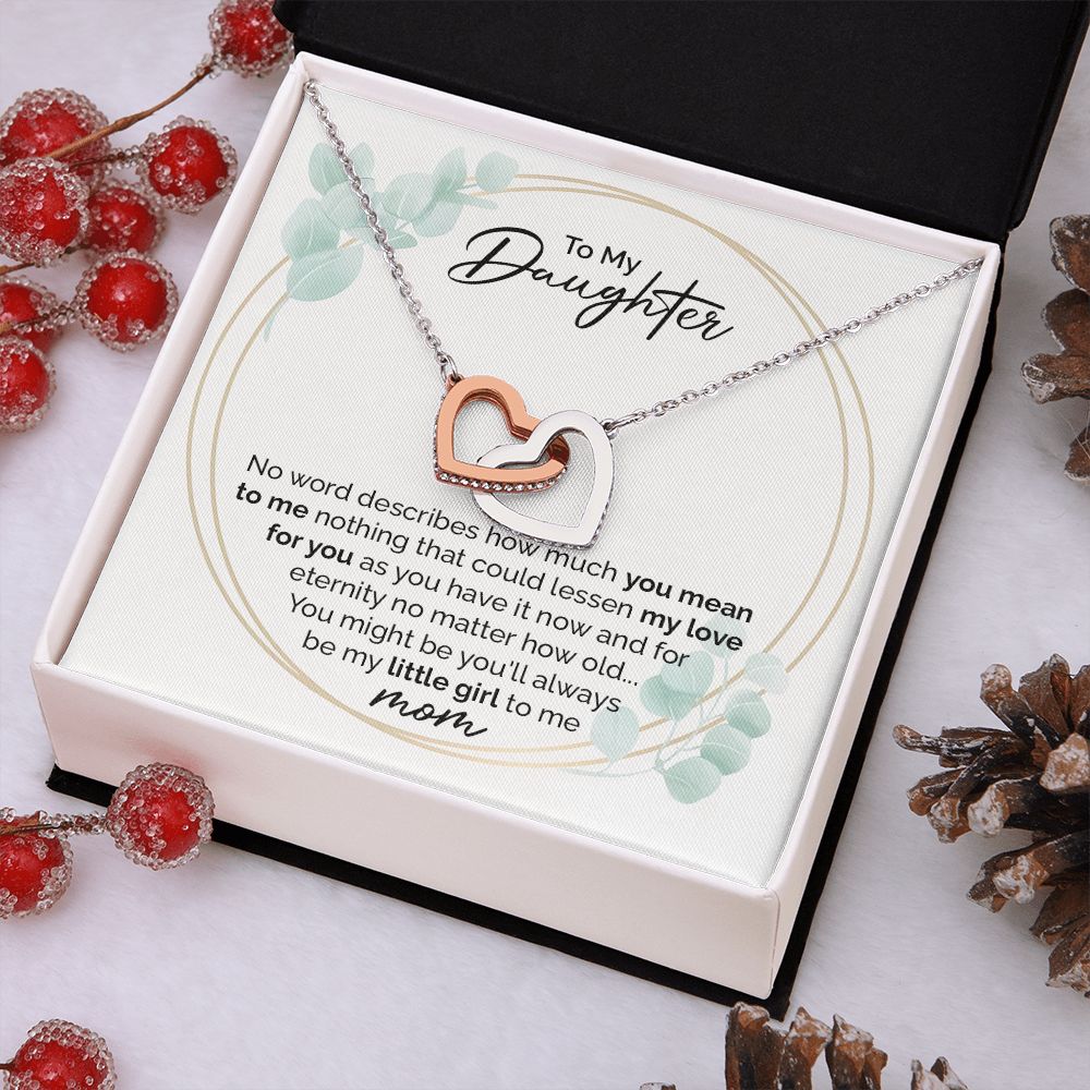 To My Daughter – Always My Little Girl Necklace