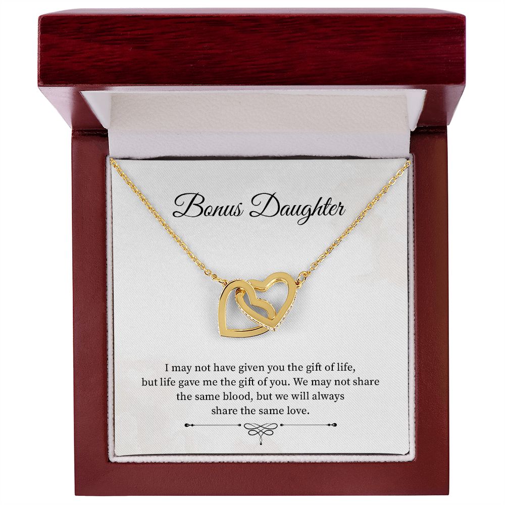 Bonus Daughter I May Not Have To Given You The Gift Of Life, Gifts From Bonus Mom or Step Mother For Her Birthday Mother's Day Valentine's Day