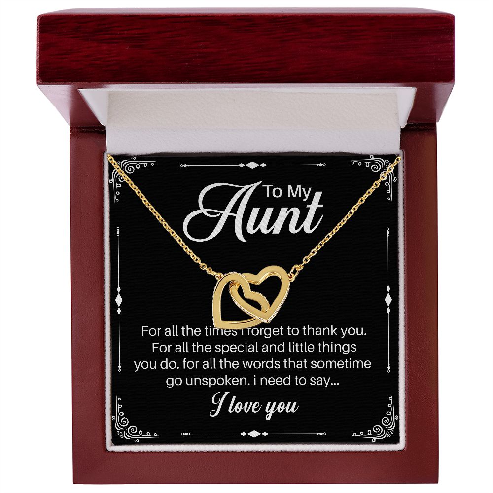 To My Aunt, I Need to Express My Love for You