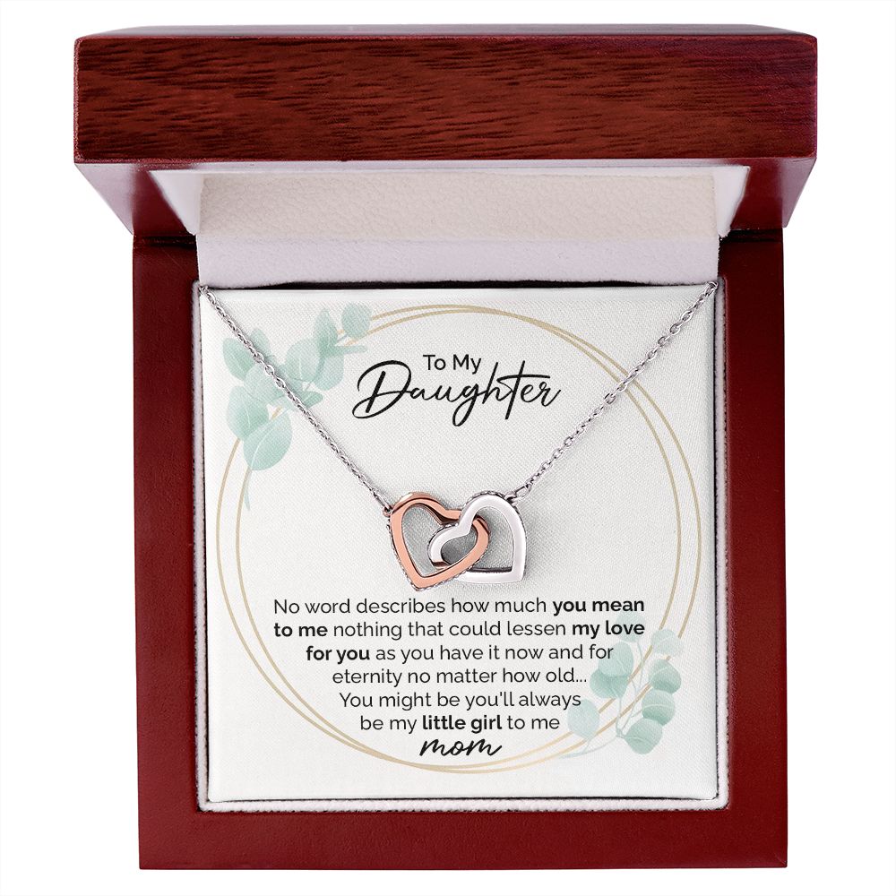 To My Daughter – Always My Little Girl Necklace