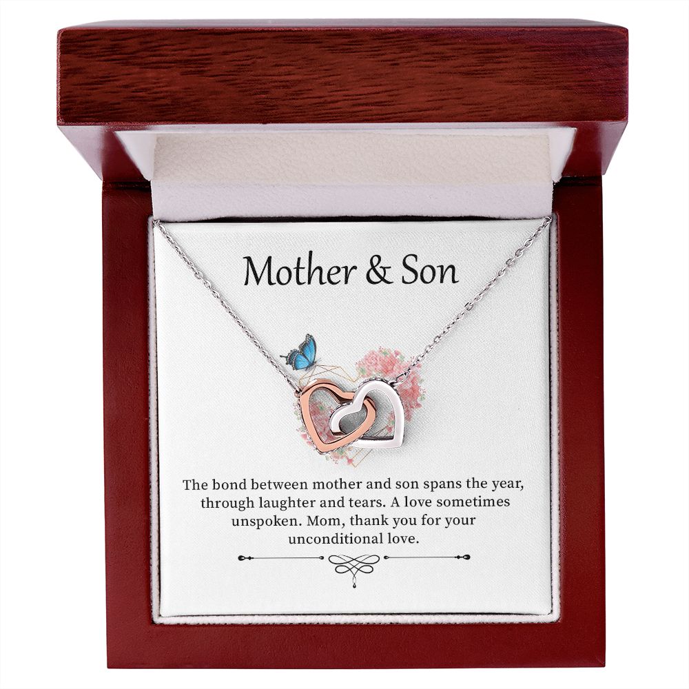 Mother & Son The Bond Between Mother and Son Spans The Year, Mother's Day Gift From Son
