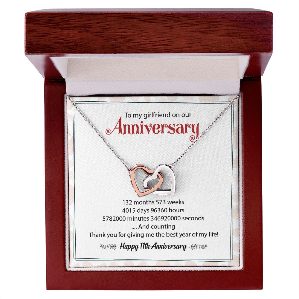 To My Girlfriend On Our Happy 11th Anniversary Thank You For Giving Me The Best Year Of My Life