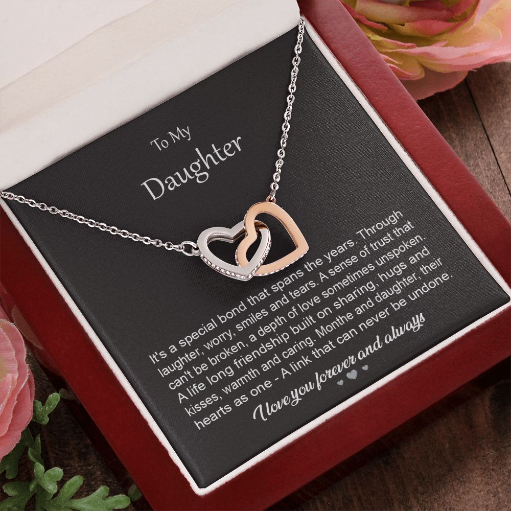 To My Daughter Gift Necklace from Parent