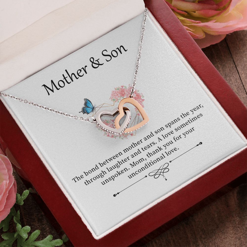 Mother & Son The Bond Between Mother and Son Spans The Year, Mother's Day Gift From Son