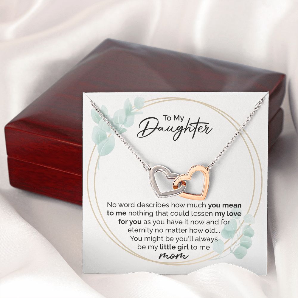 To My Daughter – Always My Little Girl Necklace