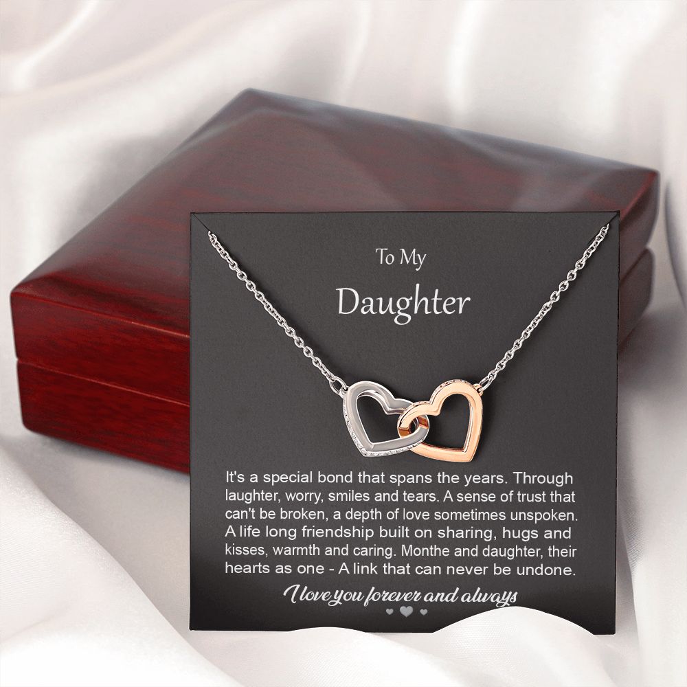 To My Daughter Gift Necklace from Parent