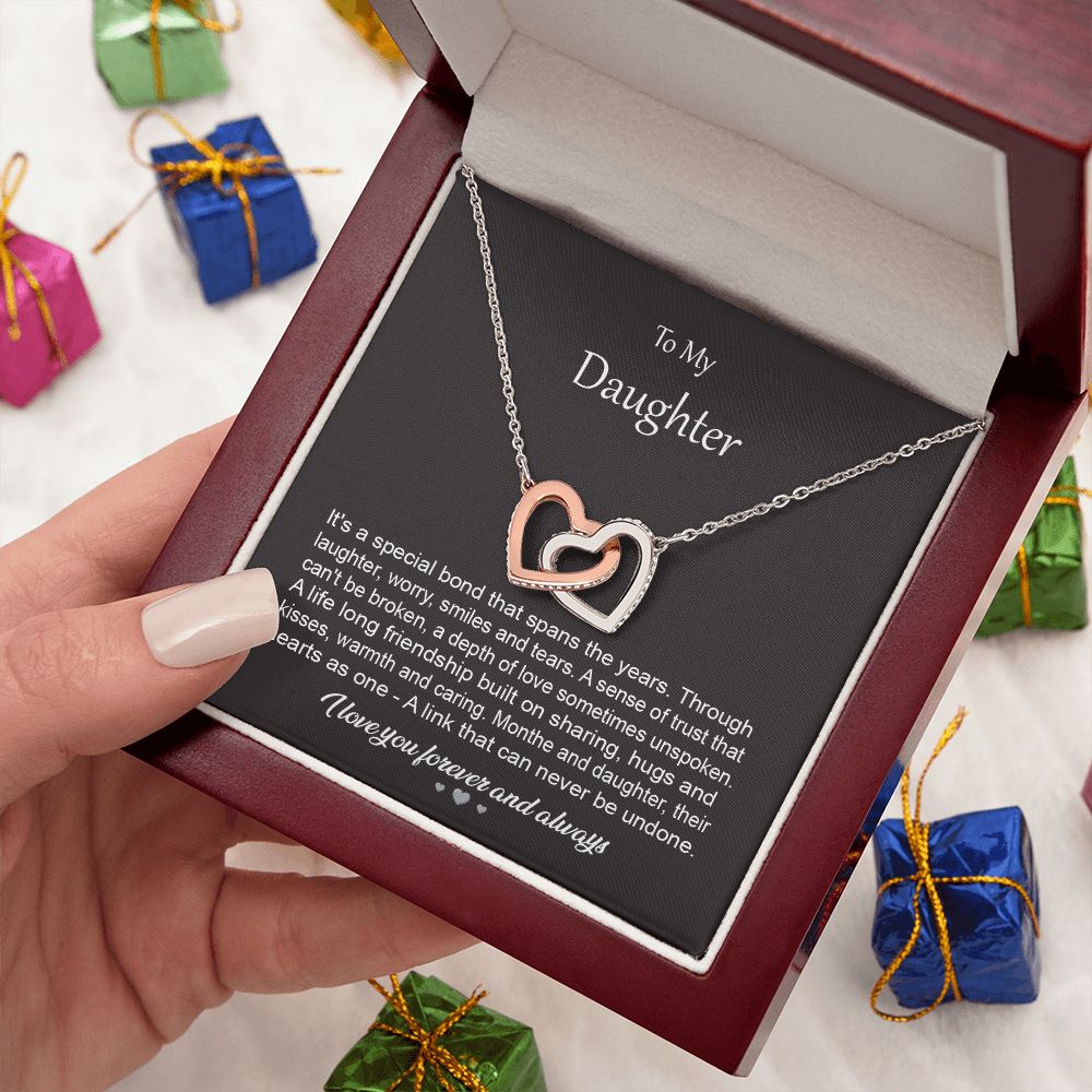 To My Daughter Gift Necklace from Parent