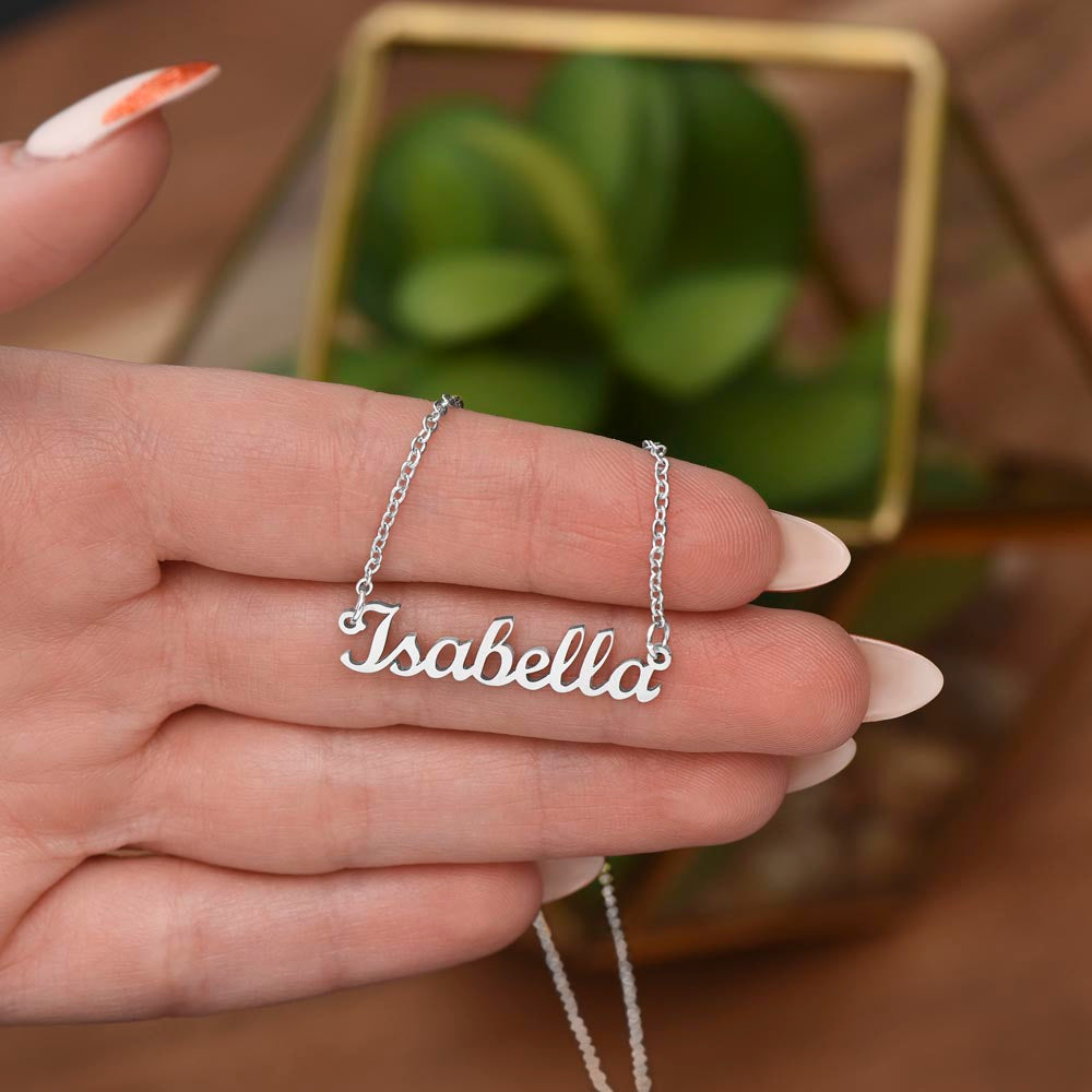 To My Bestie Personalized Custom Name Necklace For Best Friends