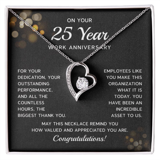 On Your 25th Work Anniversary, Congratulations!
