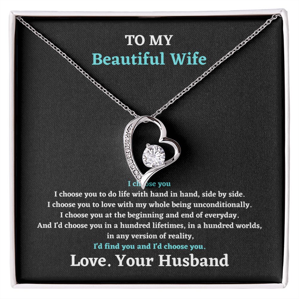 To My Beautiful I Choose You I Choose You To Do Life With Hand To Hand