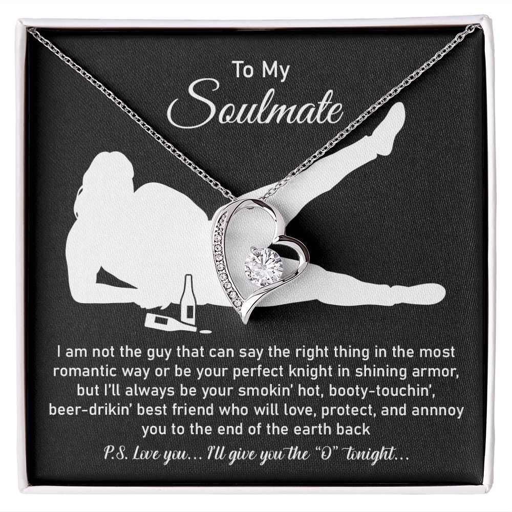 To My Soulmate Necklace For Women - Best Ideal Gifts For Her Birthday Valentine's Day