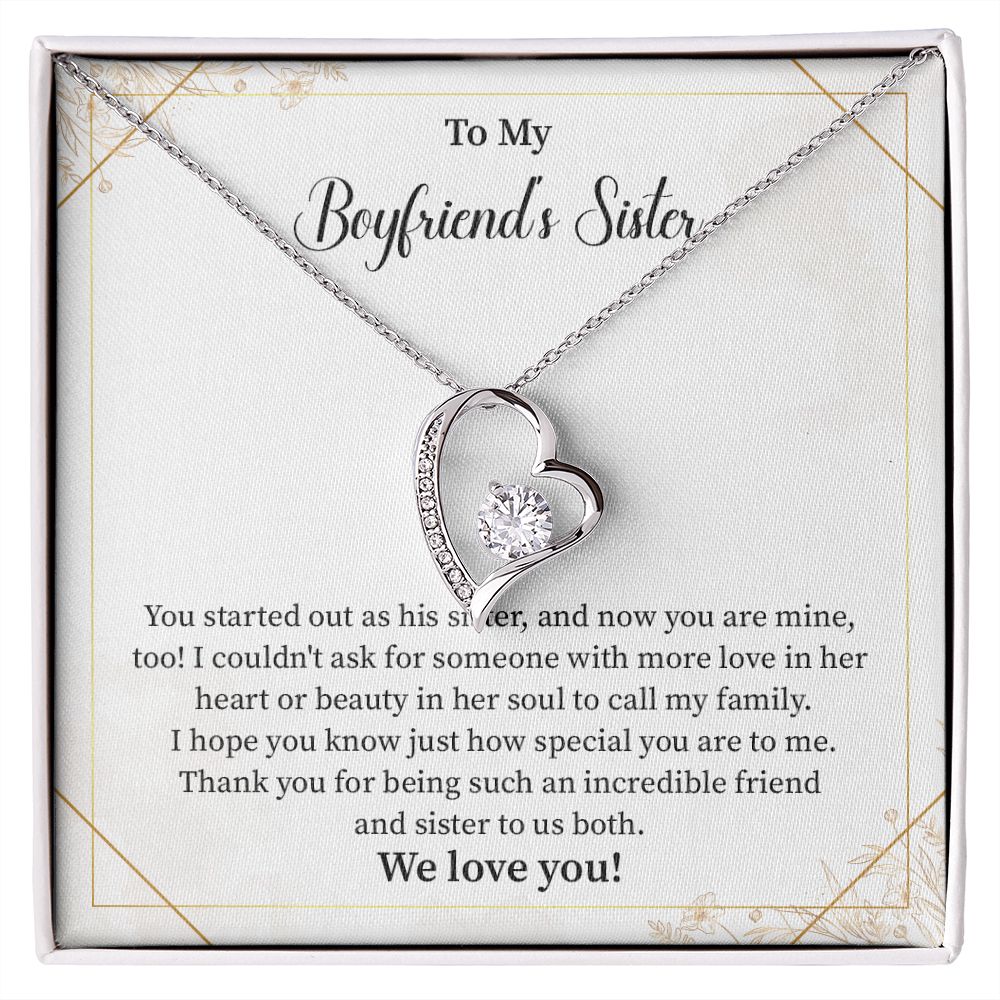 boyfriend's sister - you started out as his