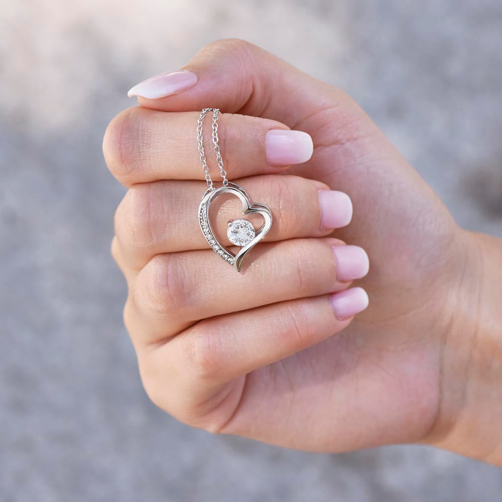 Soulmate Heart Pendant Necklace with Love Note
