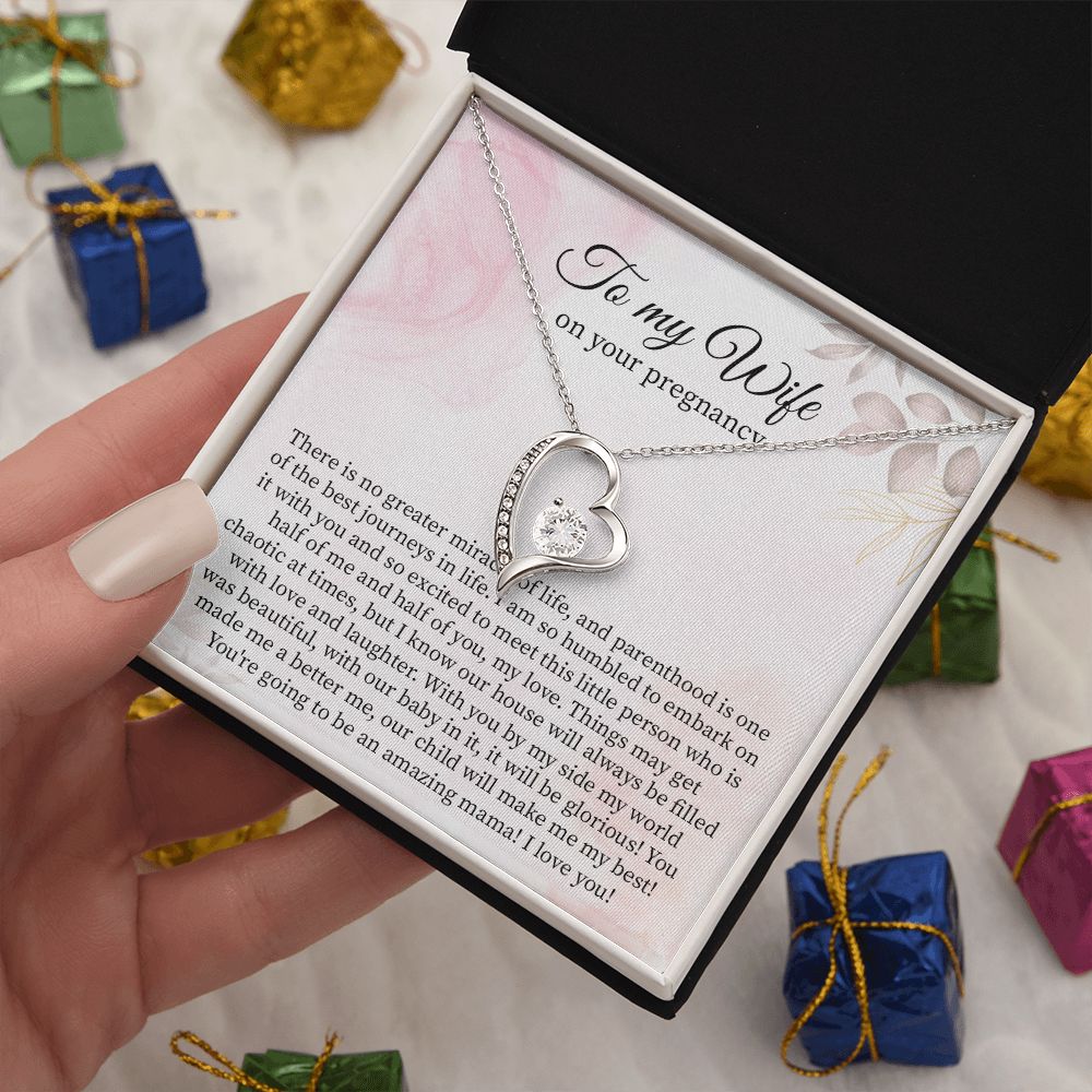To My Wife On Your Pregnancy Jewelry From Husband