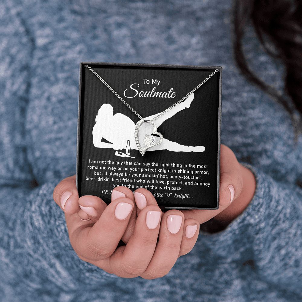 To My Soulmate Necklace For Women - Best Ideal Gifts For Her Birthday Valentine's Day