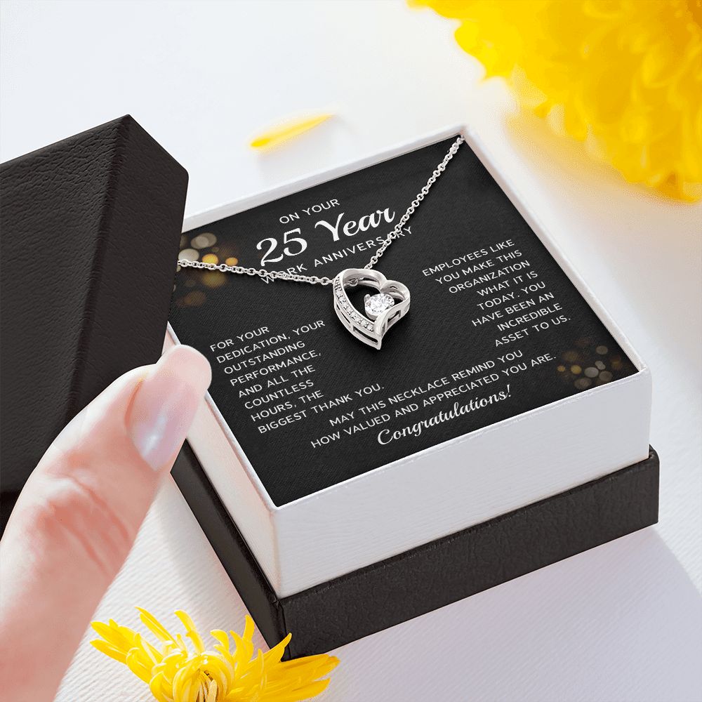 On Your 25th Work Anniversary, Congratulations!